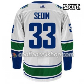 Adidas Maillot de Hockey Vancouver Canucks HENRIK SEDIN 33 Blanc Authentic - Enfant